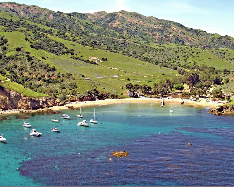 catalina boat-in camping site